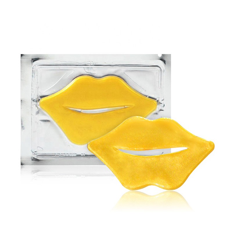 

Wholesale Plump Hydrating Hydrogel Gel Crystal Gold Collagen Lip Mask