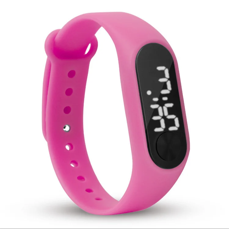 

Low price wholesale stock silicone smart bracelet student sports digital watch wristband