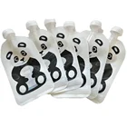 Customized white doypack refillable baby food pouches juice squeeze packaging bag