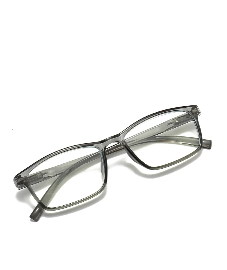 

2108 Ladies Reading Glasses Blue Light Blocking Spring Hinge Eyeglasses Frame Full Frame Rectangle Men Glasses