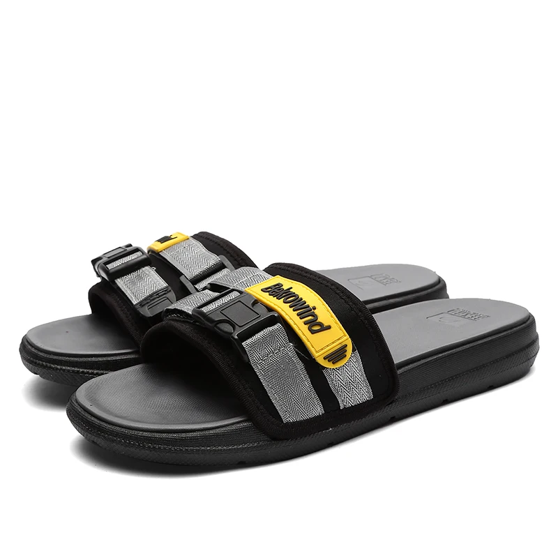 

slippers summer men Good quality custom logo wholesale 2021 men's fashion sandal ladies slippers