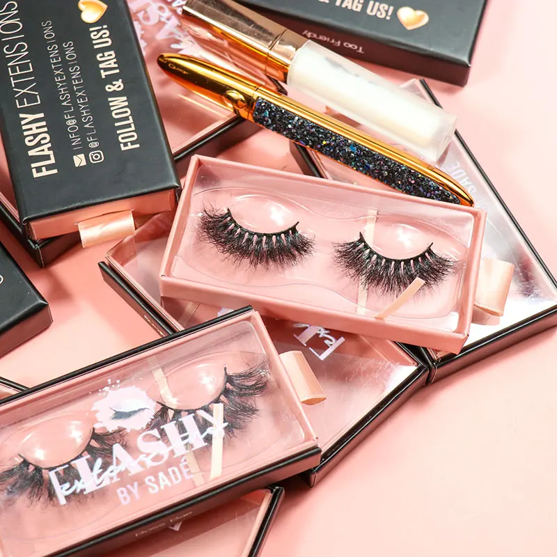 

Stable Quality Eyelash Vendor Customized Boxes Natural Fluffy Minks Cruelty Free Mink Eyelash Wholesale Real 3D Mink Eyelashes