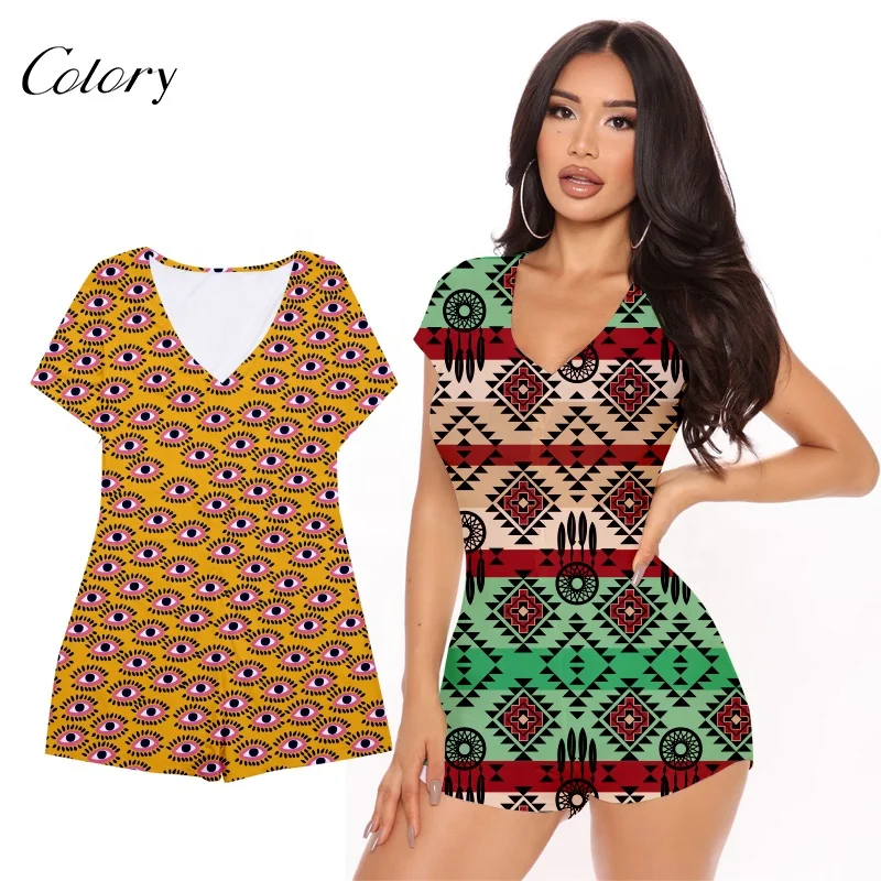 

Colory Pijamas Woman Pajama Sets For Women Silk Romper Jumpsuit, Picture shows