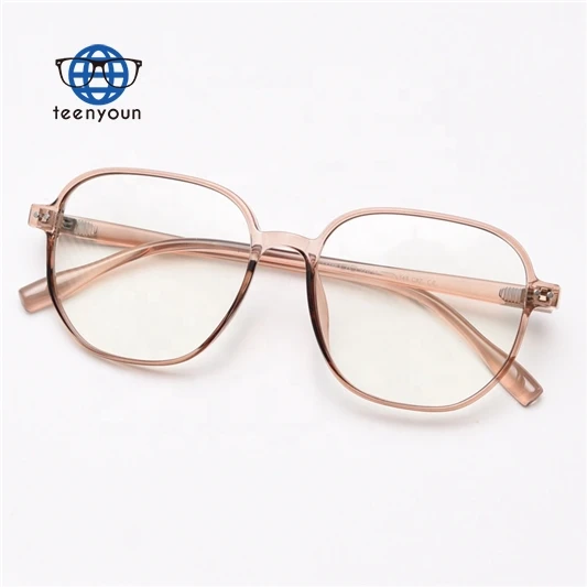 

Teenyoun Eyewear Personality Thin Tr90 Frame Plain Spectacles Custom Men Women Square Anti Blue Light Eyeglasses