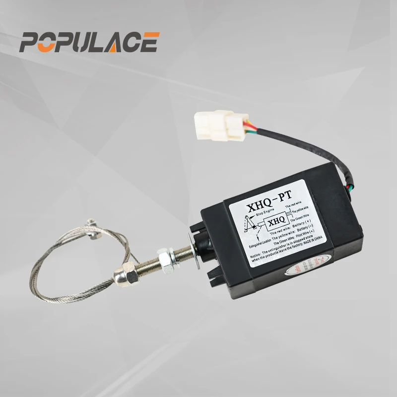 

POPULACE Stop Solenoid Valve XHQ-PT 24V Engine Fuel Shut Off Pull Push Solenoid XHQ-PT 24V XHQ-PT 12V