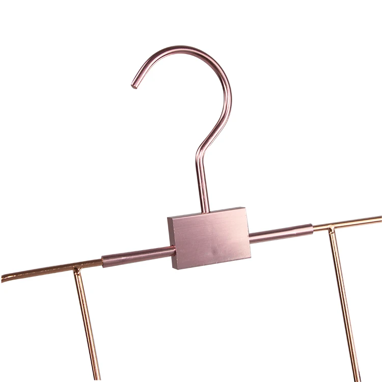 Gold Folding Swimwear Hanger Swimsuit Metal Cloth Hanger For Wholesale