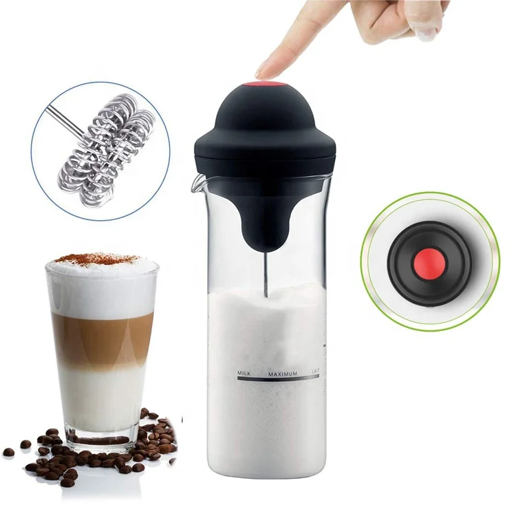 

New develop automatic milk shake mixer machine milk frother with pot