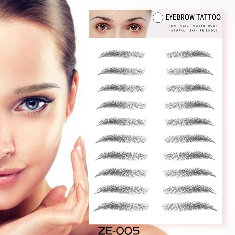 
2020 4D New design Eyebrow Tattoo Sticker 