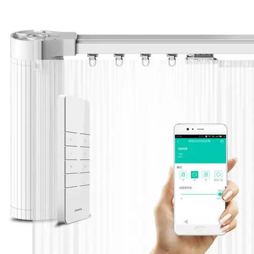 

SHUWEI Beijing Smart Home Hot selling intelligent curtains for living room with length customized