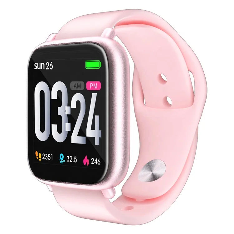 

IP67 Detachable Strap Band Fitness Smart Wrist Watch Phone With Heart Rate Detection, Rose gold, black, silver