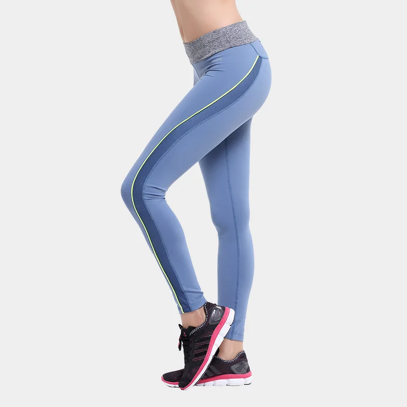 

Summer slim fit pattern mesh elastic drawing waistband active gym leggings running pants with custom logo, Customized colors