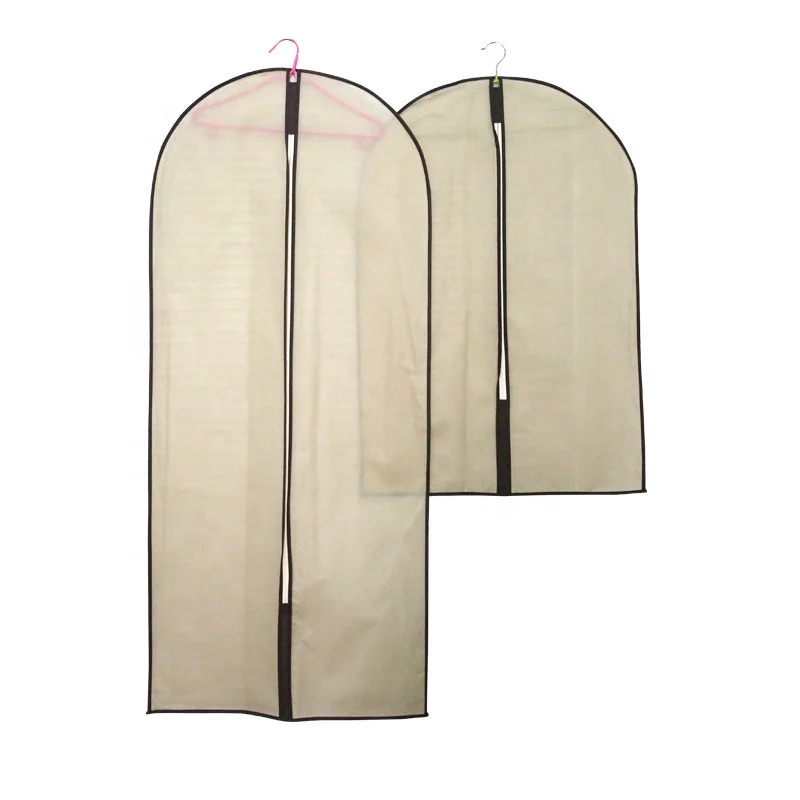 

Cheap factory suit cover bag garment bag, Beige