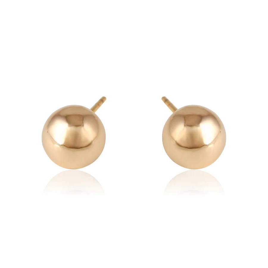 

95480 xuping wholesale jewelry manufacturer China simple styles 18k gold stud earring for women