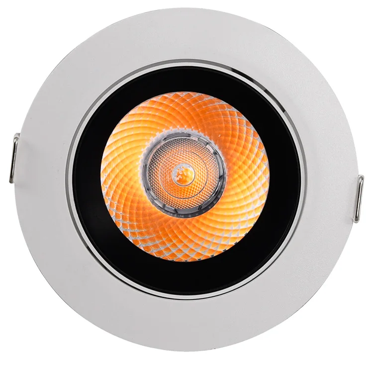 Different new style brushed steel recessed household downlight