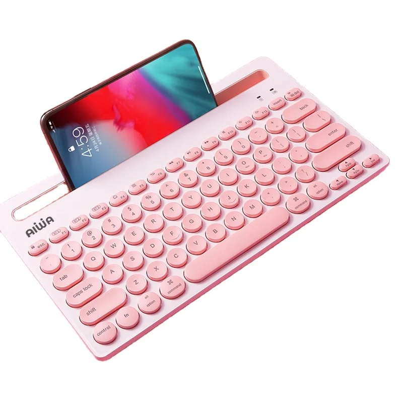 

AIWO New Arrival Wholesale Customized Available Portable Teclado Gamer Mini 60% Wireless Mobile Keyboard Pc Laptop, Black/white/pink/oem