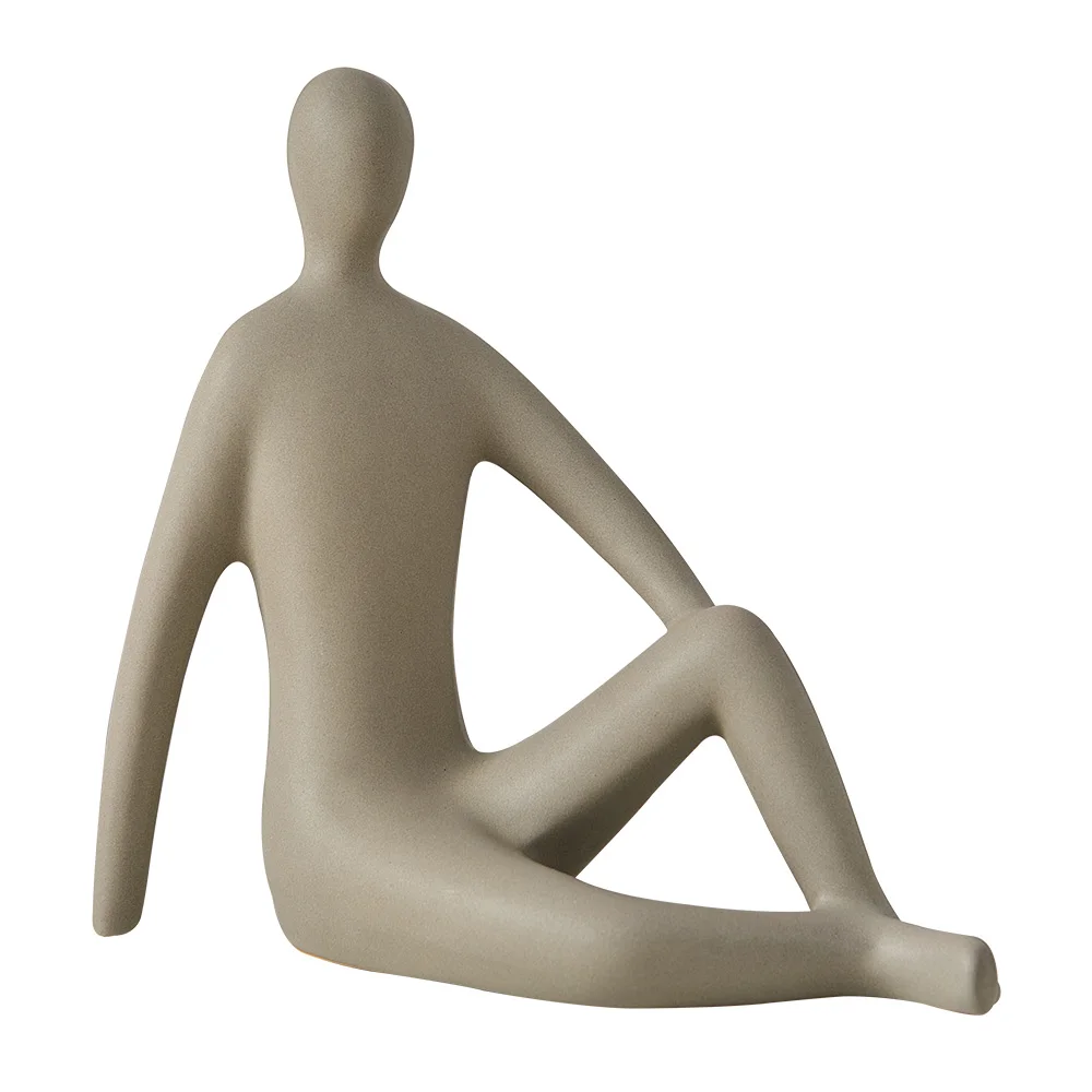 

Modern desk decoration book magazine book baffle ceramic figure book end ornaments