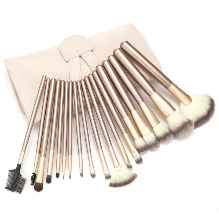 

Make Up Brushes Cruelty 24pcs Premium Cosmetic Makeup Brush Set For Foundation Blending Blush Concealer Eye Shadow, Show as picture or can customized