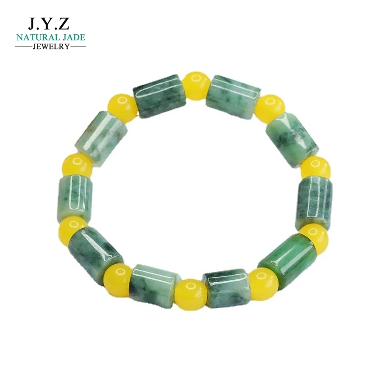 

Natural Emerald Bracelet Floating Green As Right As Rain Myanmar Jade Bracelet Factory Wholesale Delivery FC3020801