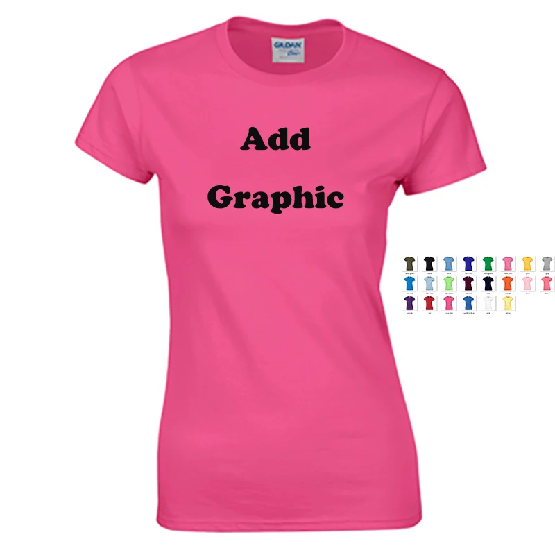 

Oem Service Custom T Shirt Printing Women Graphic T Shirts Women