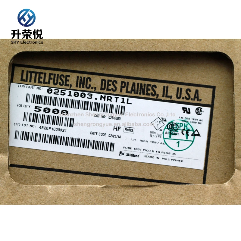 Fast Blow Pico Fuses 20-Pack Littelfuse Pico Fuses - 3 Amp, 125V, Axial Leads For Electronics Repair Banner Engineering Pico PLC Processors