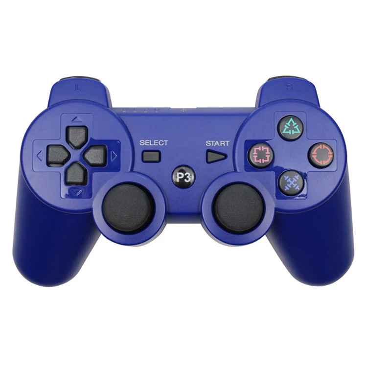 

Multi Color Wireless Remote Game Joypad Joystick Gamepad For Dualshock Playstation PS 3 Controller, Colorful