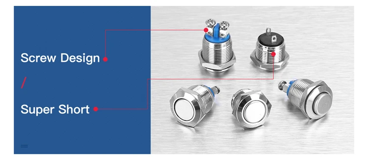 10 12mm screw switch