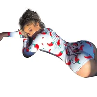 

Ladies Short Thermal Onesie Pajamas Women Romper