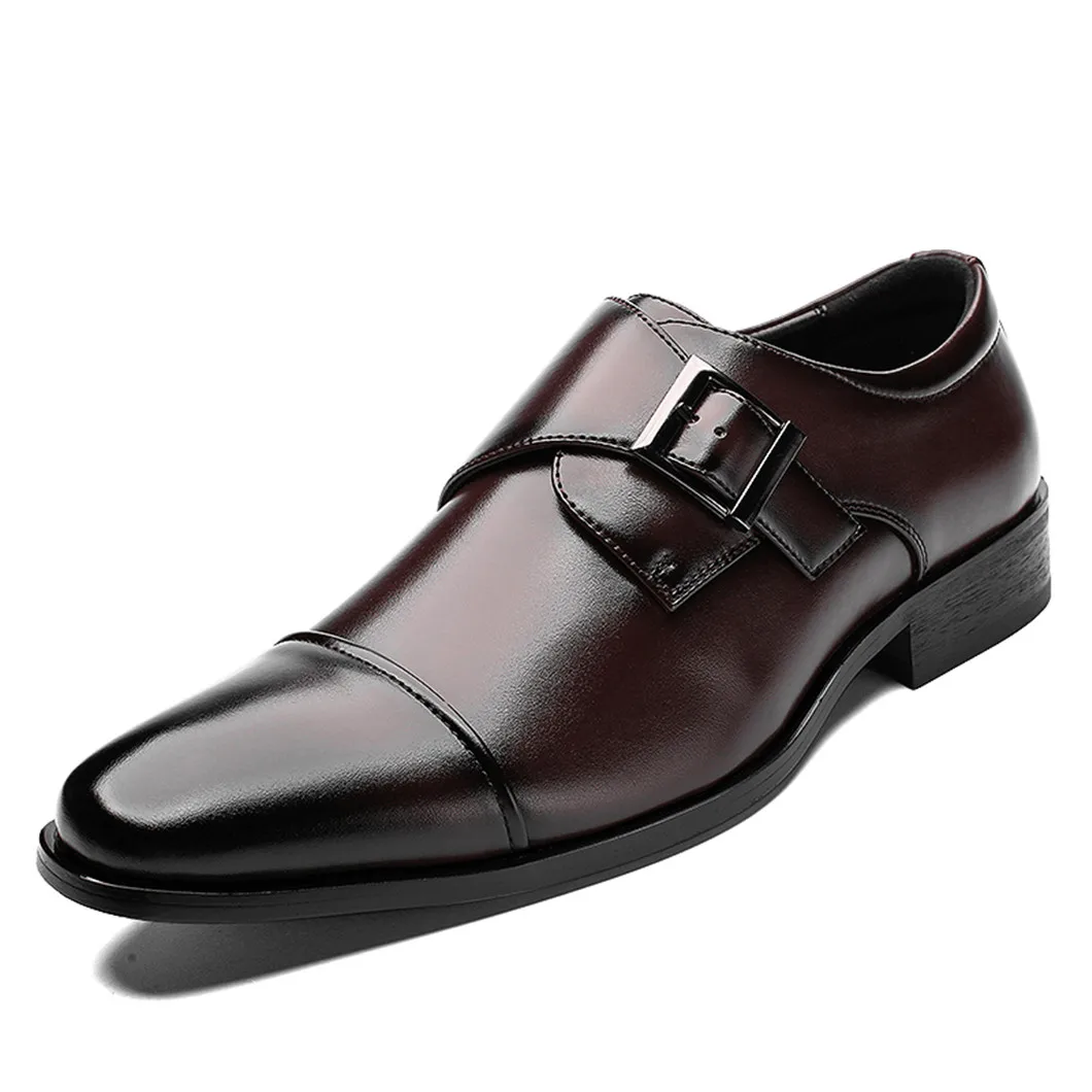 

Men's Genuine Leather Dress Shoe Plain Vamp Smart Formal Shoe Casual leather shoes for men