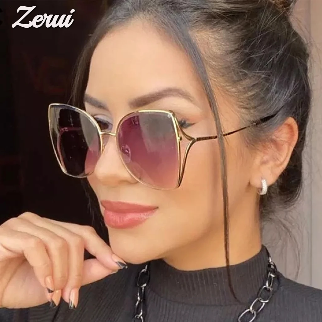 

2022 New Versatile Simple Fashion Polygon Sunglasses Women's Metal Personality Ocean Piece Sexy Glasses UV400, Multi-colored