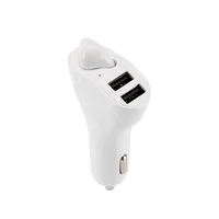 

RV2 2 In 1 Single Earphone TWS Mobile Phone Fast Wireless Dual USB Car Charger