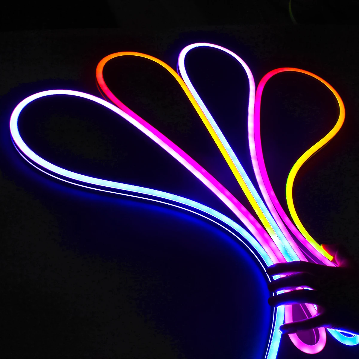 Factory Direct Sales  Flex Rainbow Led Neon Light ,Outdoor Dream color LED Neon Flex Strip