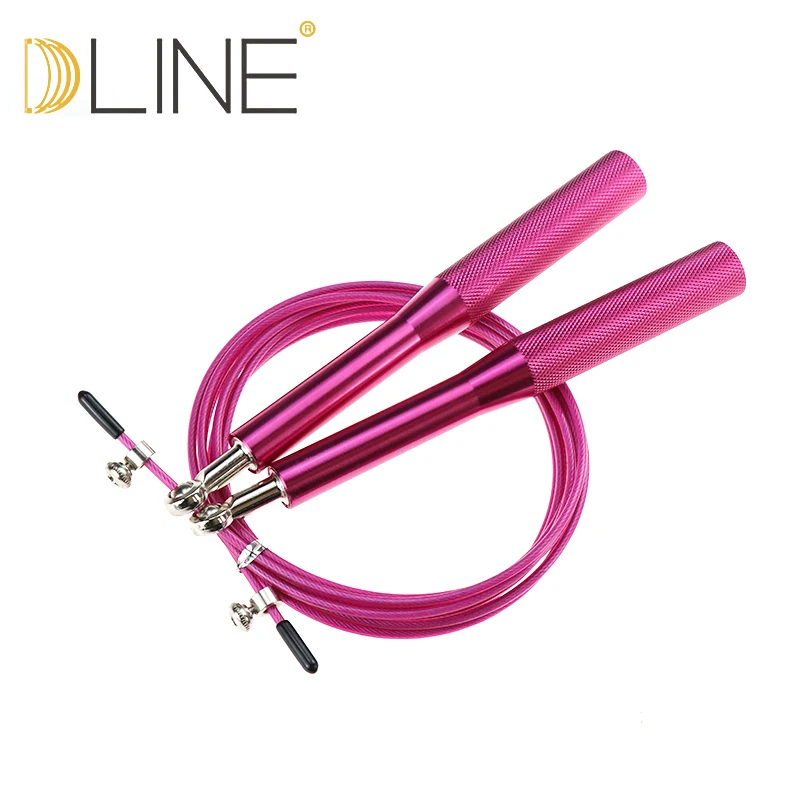 

Adjustable Aluminium Alloy Handle High Speed Skipping Jump Rope For Fitness, Pink;green;black;blue;silver, yellow