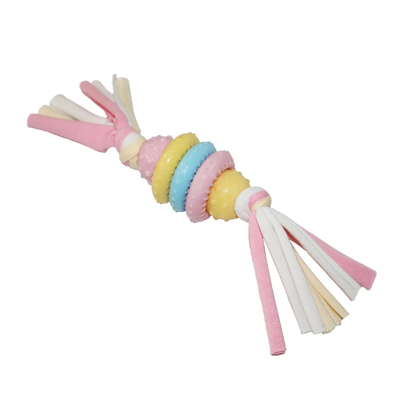 

Thinkerpet Best Seller Pet TPR Chewing Toy with Rope Dog Toy Puppy chewing interactive toys