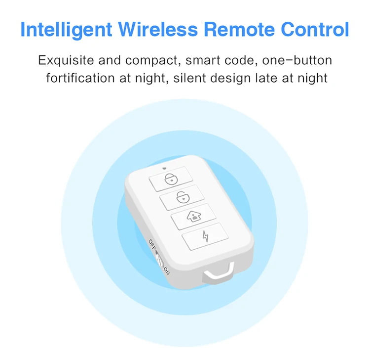 WiFi APP Wireless Control Smart Safe Home Anti-burglar Security Alarm System - ANKUX.COM