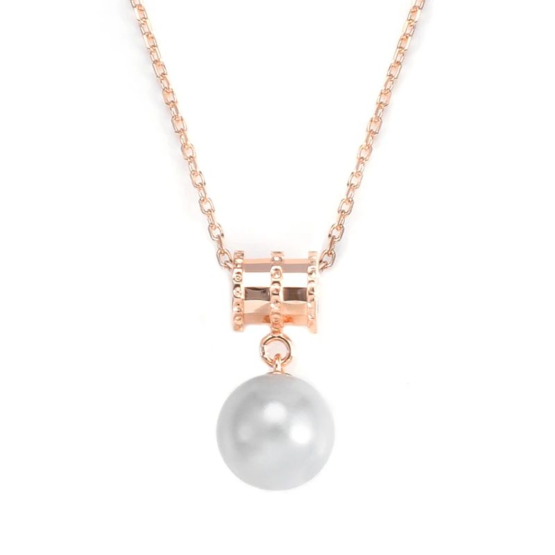 

hua yongji S925 silver freshwater pearl necklace for girl friend