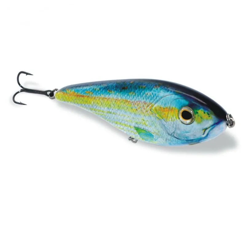 

Pike trout fishing lures unpainted jerk bait blank deep diver printing coating baits, Customized