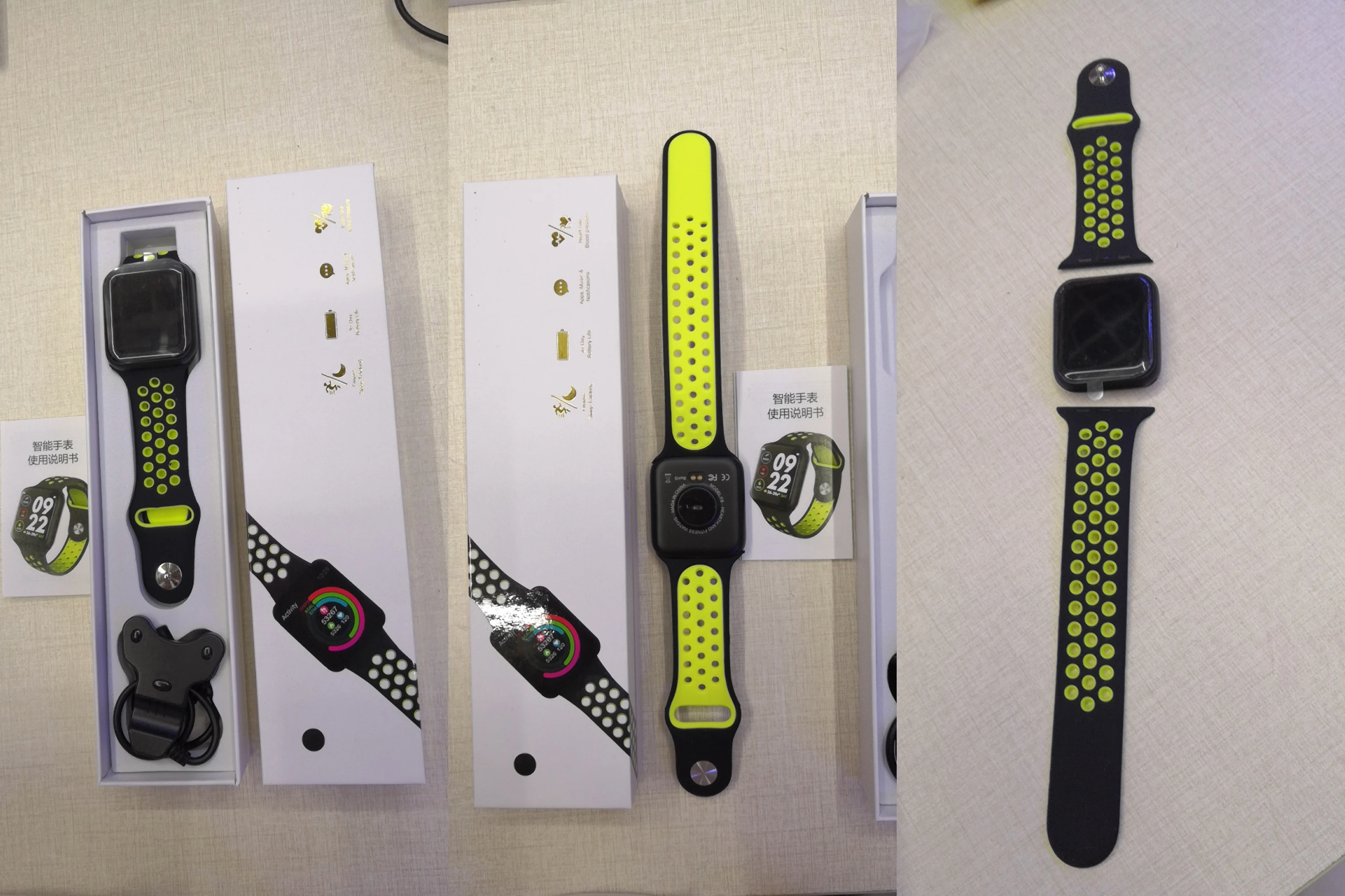 smartwatch touch f8