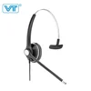 HD Corded headset for call center with QD cables RJ09 RJ11 3.5mm 2.5mm or USB