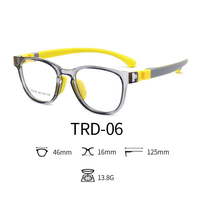 

2020 High Quality 10 Colorful Model Children TR90 Anti Blue Light Blocking Glasses for Kids