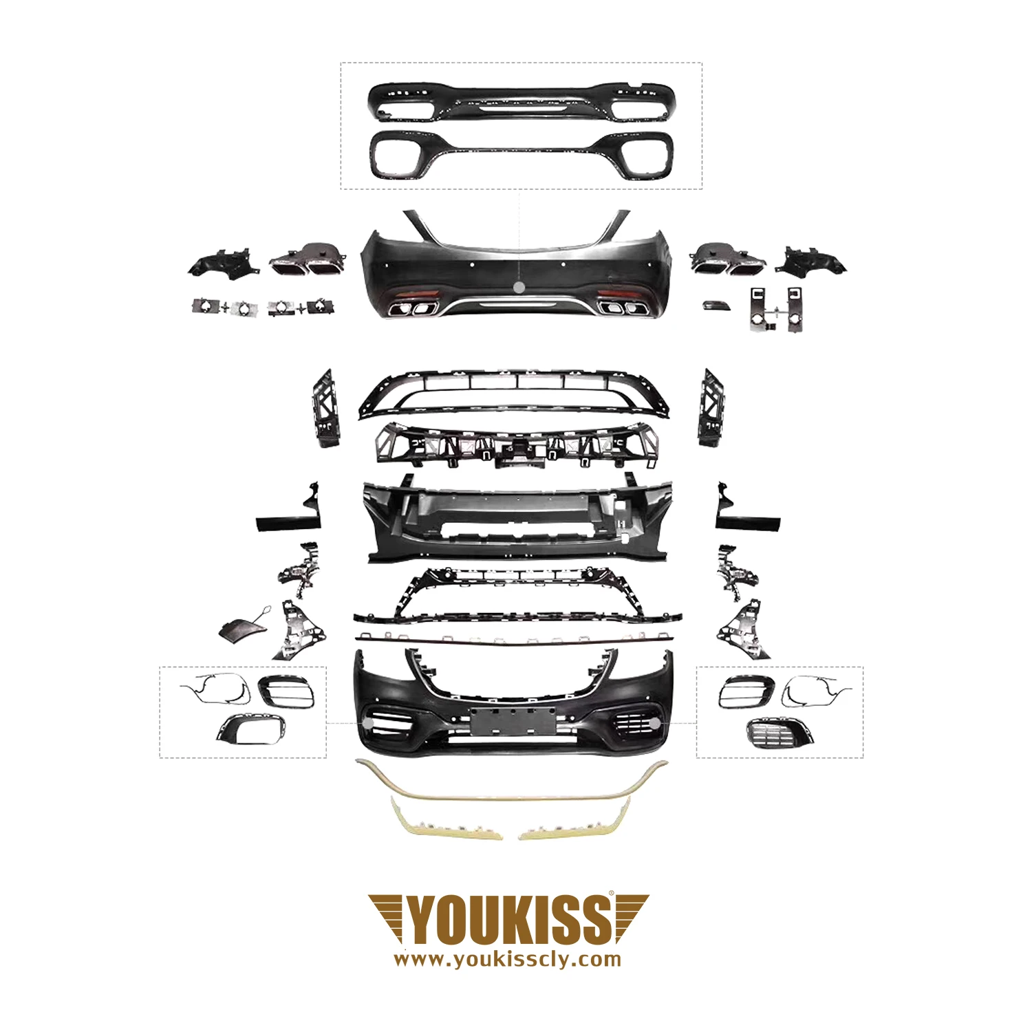 2018 S63 Body Kit For Benz S Class W222 Change To S63 Body Kit Bumpers Parts Buy S63 Style