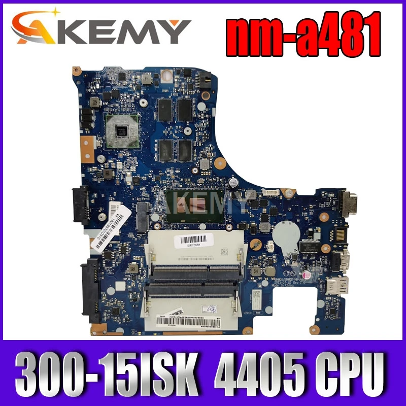 

Original IdeaPad 300-15ISK MAINBOARD 15.6'' 4405 3855U CPU With GPU BMWQ1 BMWQ2 NM-A481 For Lenovo laptop motherboard