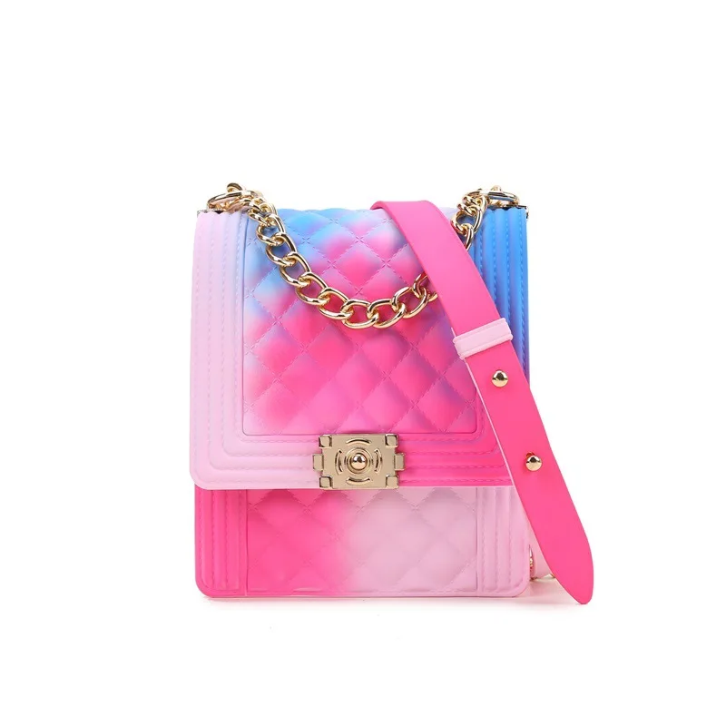 

2021 summer single shoulder bag PVC jelly handbag candy handbag