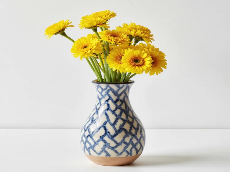 Upcycled ceramic-style vase from Target