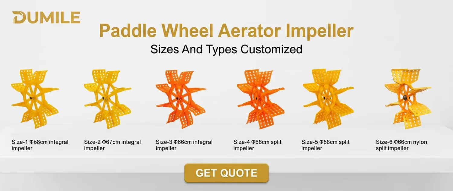 Paddle Wheel Aerator Impeller, 1-year, PP or nylon - detail 12