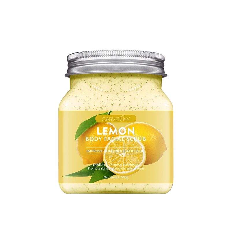 

Carvenchy Lemon Whitening Body Care Scrub Exfoliating Dead Skin Body Scrub