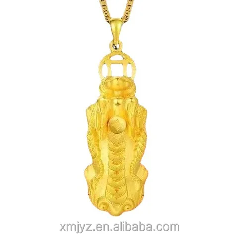 

Vietnam Placer Gold Imitation Golden Money Drawing Pi Xiu Mahjong Win Money Artifact Handle Hu Lottery Win Amulet Pendant