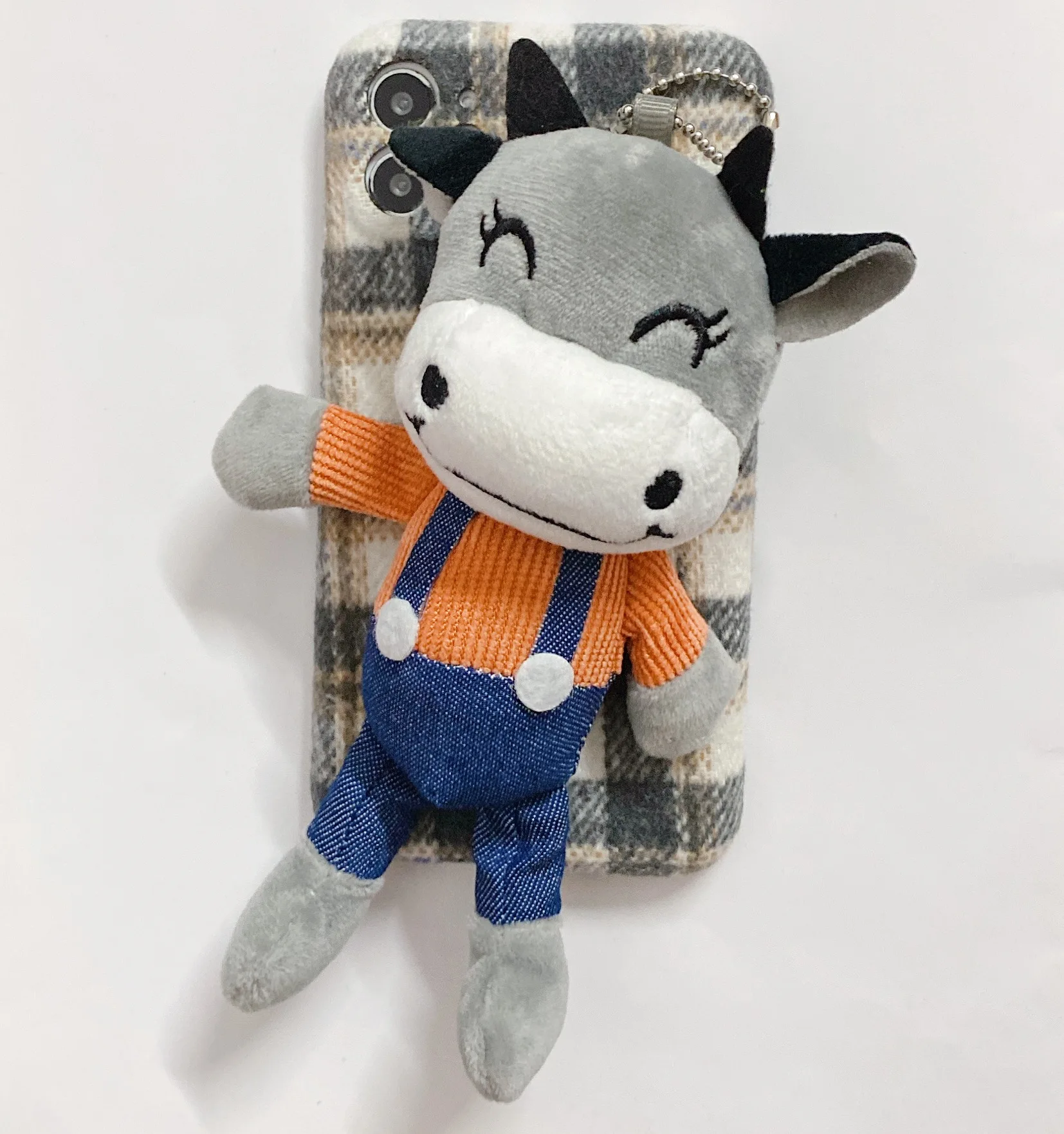

Autumn and winter Cute Cowboy Doll Plush Phone Case for iPhone 12, Colors optional