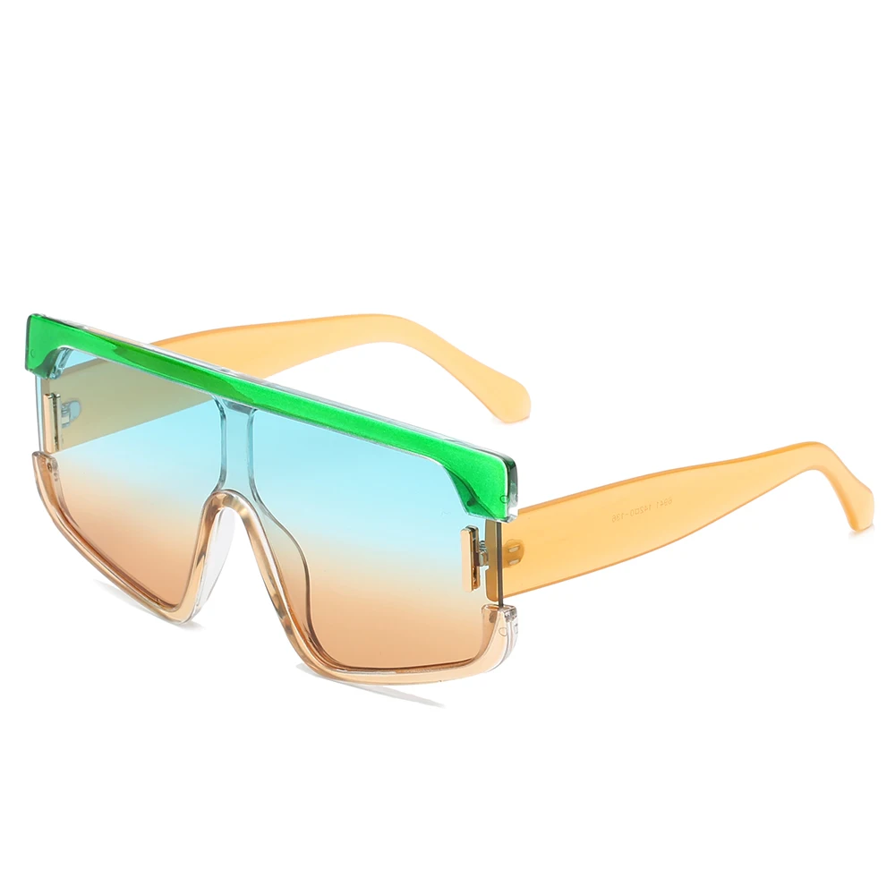 

Half Frame Fashion UV400 Protected Colorful Sunglasses 2021
