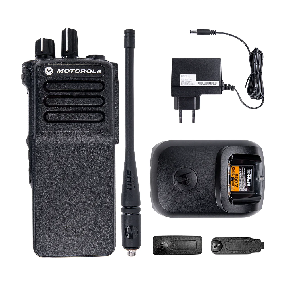 

Original Moto-rola XPR 7350e Walkie Talkie Digital (UHF/VHF) Portable Radio, Black