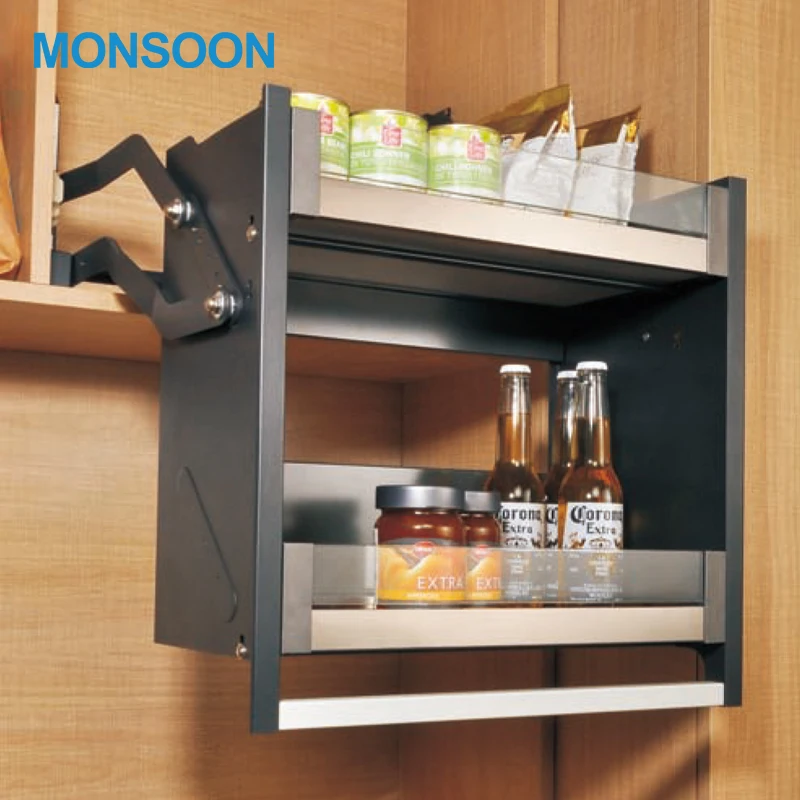 Monsoon Kitchen Accessories Lift Basket Adjustable Pull ...